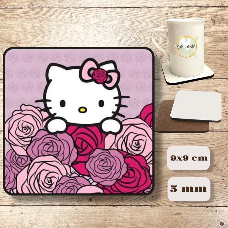 Hello Kitty bardak altlığı