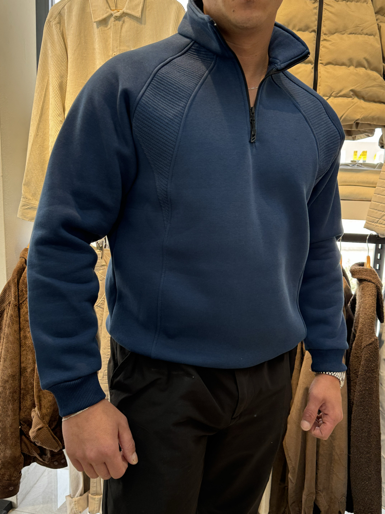 YARIM FERMUAR SWEATSHIRT