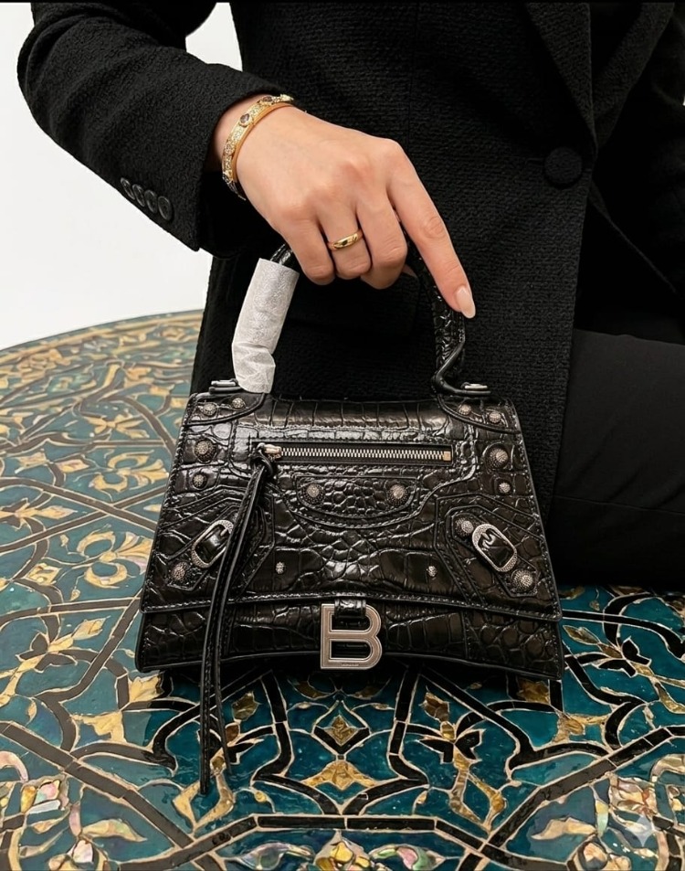BALENCİAGA İthal Deri Tasarım Trend Çanta