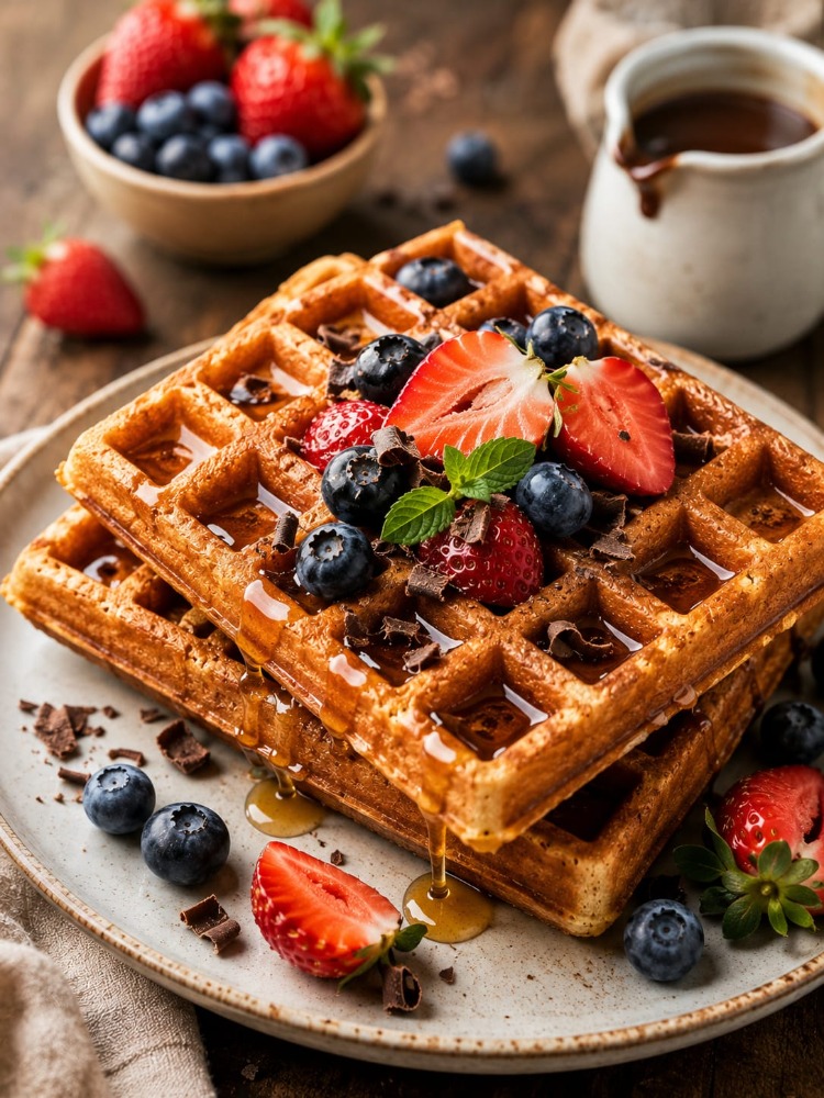 GLUTENSİZ WAFFLE TABANI - 55 gr