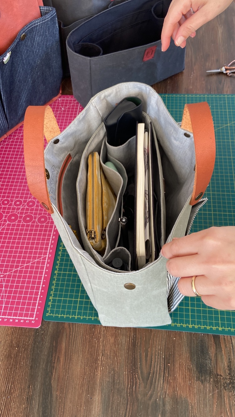 Orta boy tote bag ve organizer