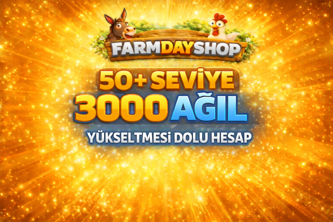 50+Sv 3000 Ağıl Dolu Hesap