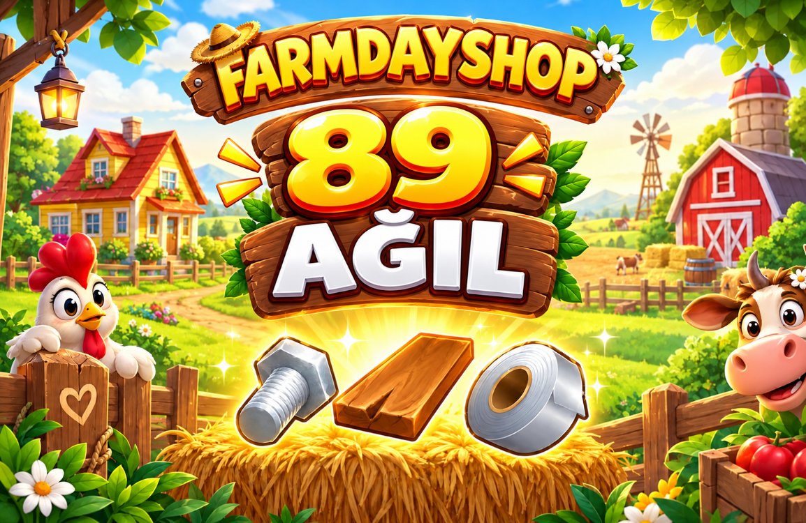 HayDay 89 AĞIL Malzemesi Kalas-Civata-Bant