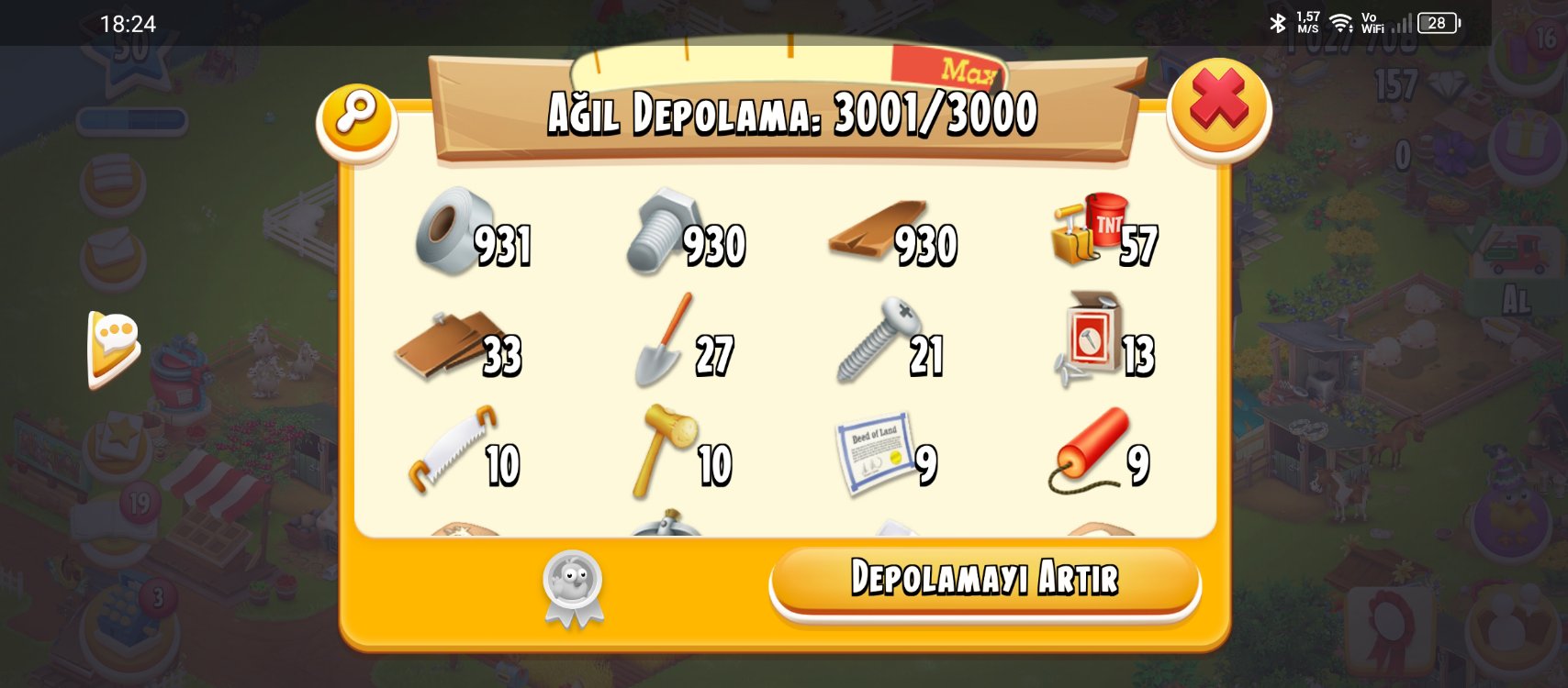 50+Sv 3000 Ağıl Dolu Hesap