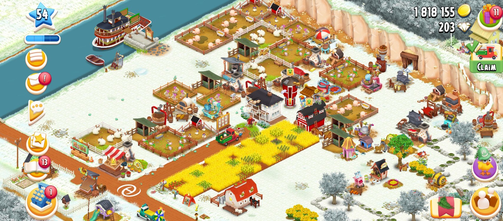 3000 Ambar Dolu Hesap HayDay