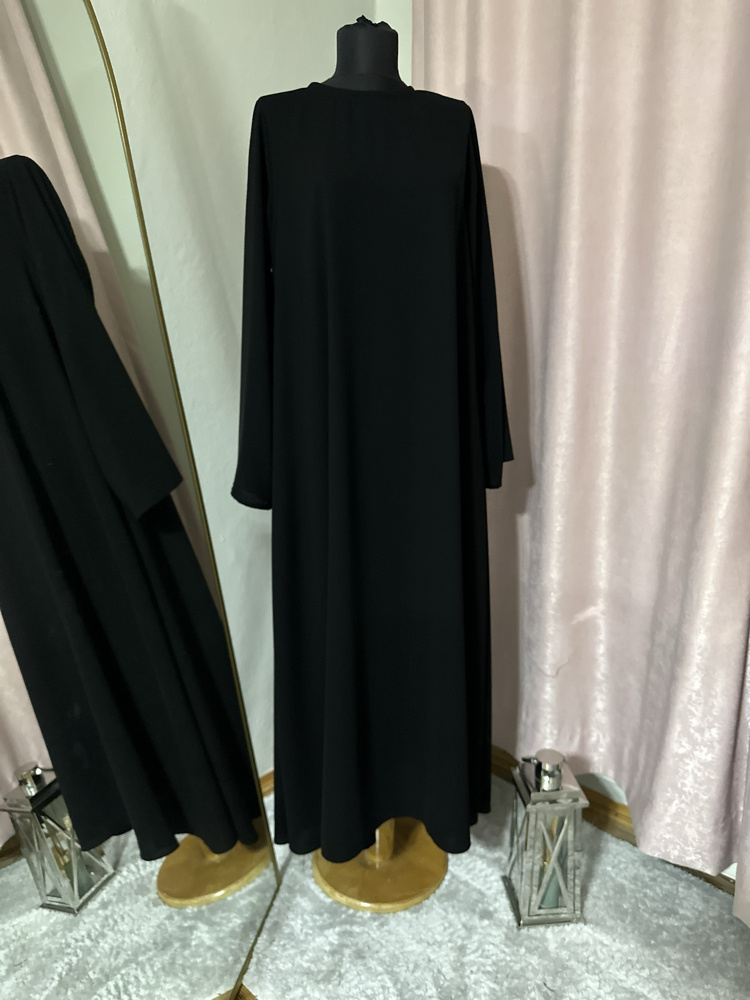 Abaya kollu elbise