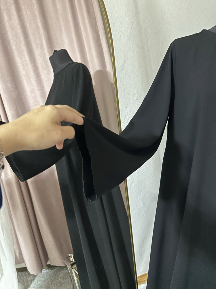Abaya kollu elbise