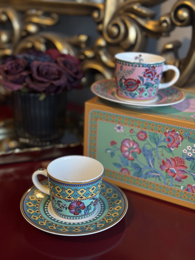 Royking Flower of life 2 li fincan takımı