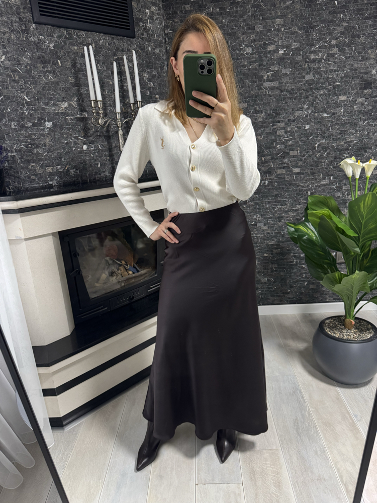 Acı kahve saten etek