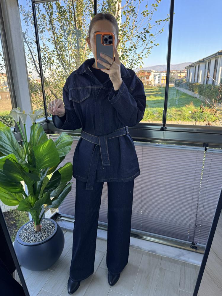 Denim takım