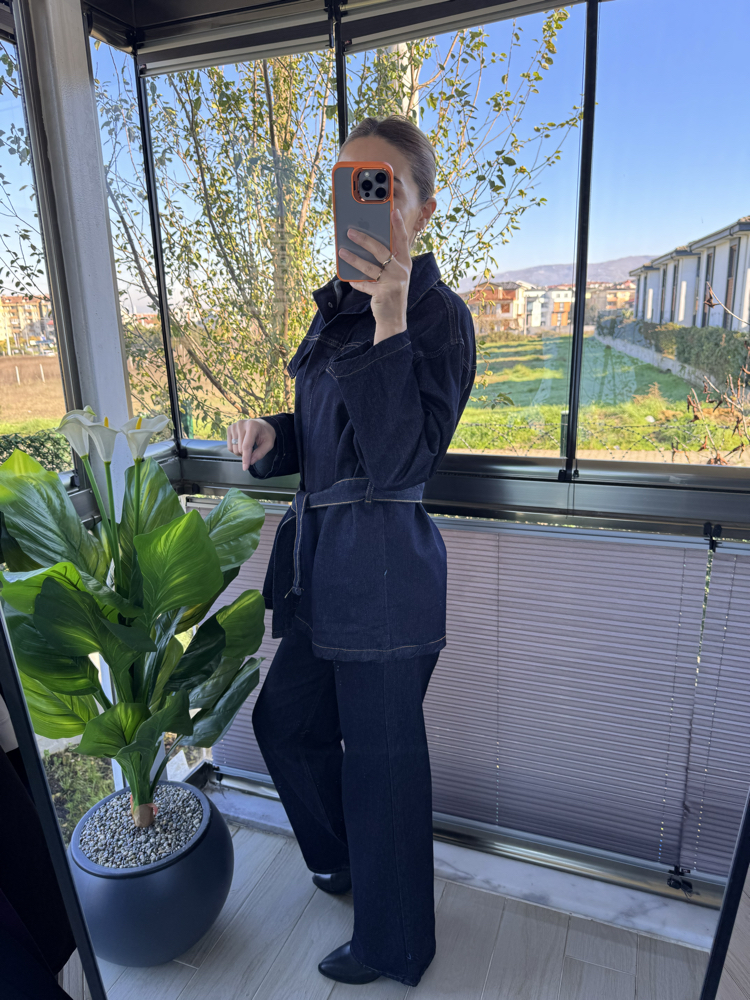 Denim takım