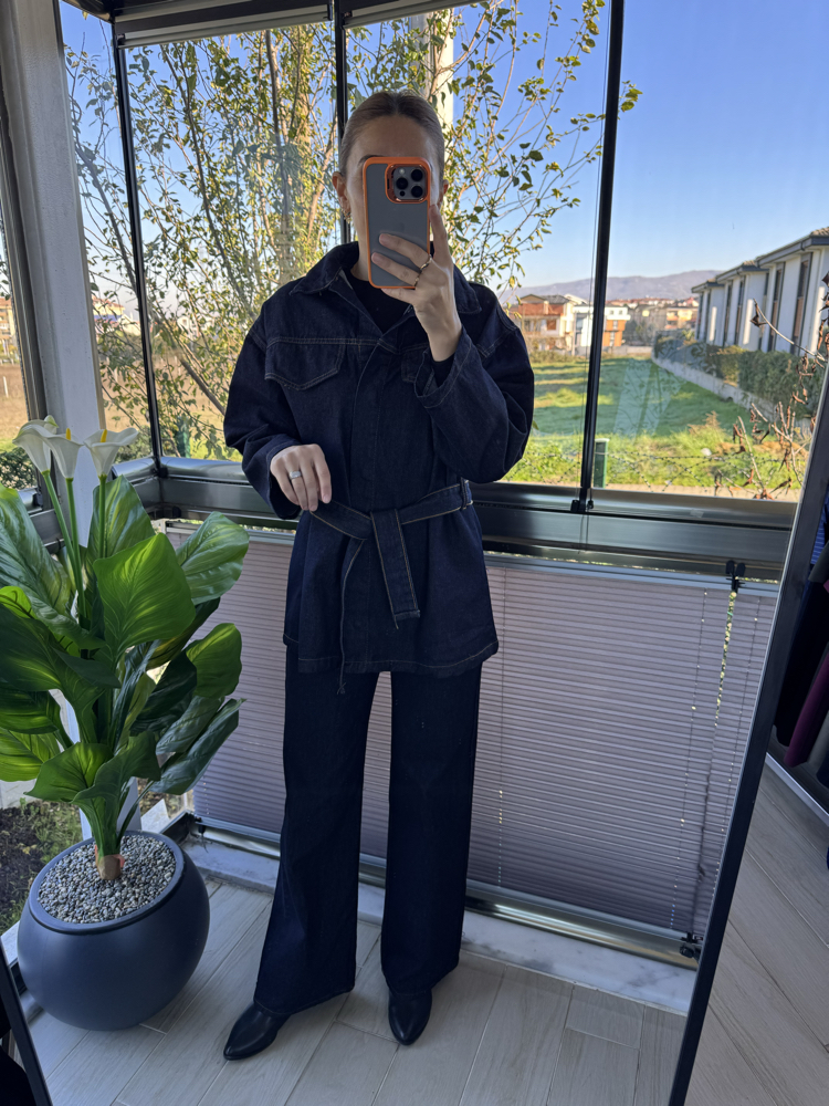 Denim takım