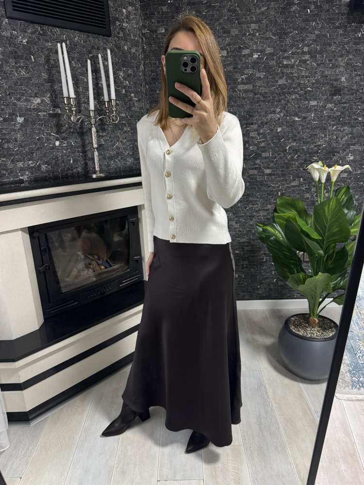Acı kahve saten etek