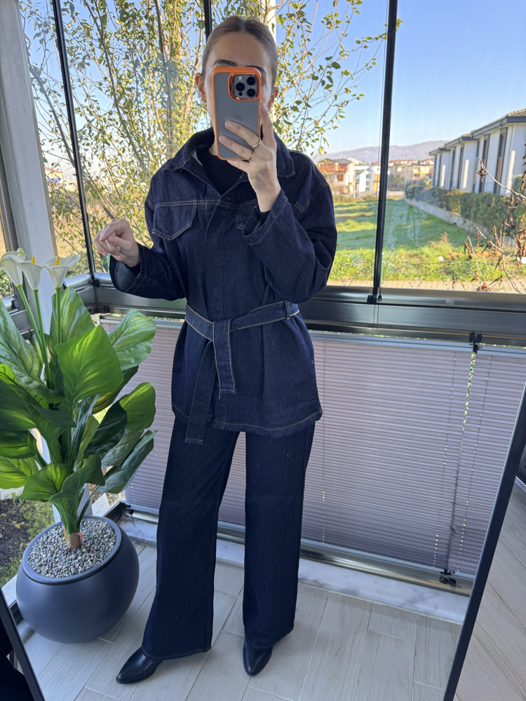 Denim takım