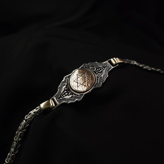 GÜMÜŞ MÜHRÜ SULEYMAN BİLEKLİĞİ