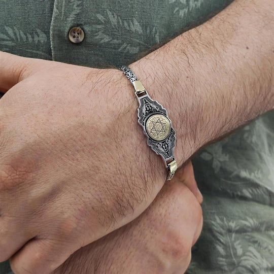 GÜMÜŞ MÜHRÜ SULEYMAN BİLEKLİĞİ