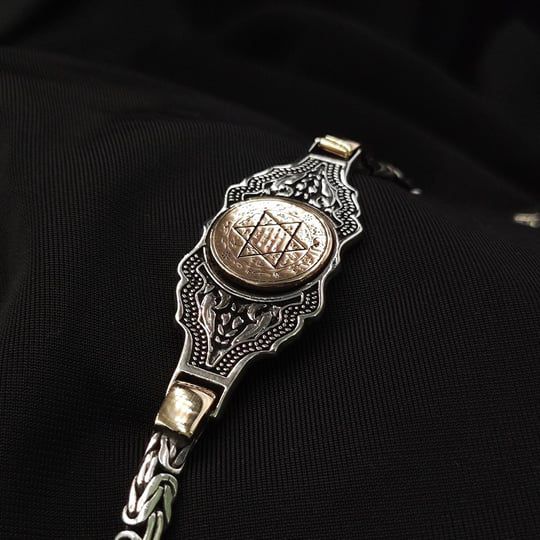 GÜMÜŞ MÜHRÜ SULEYMAN BİLEKLİĞİ