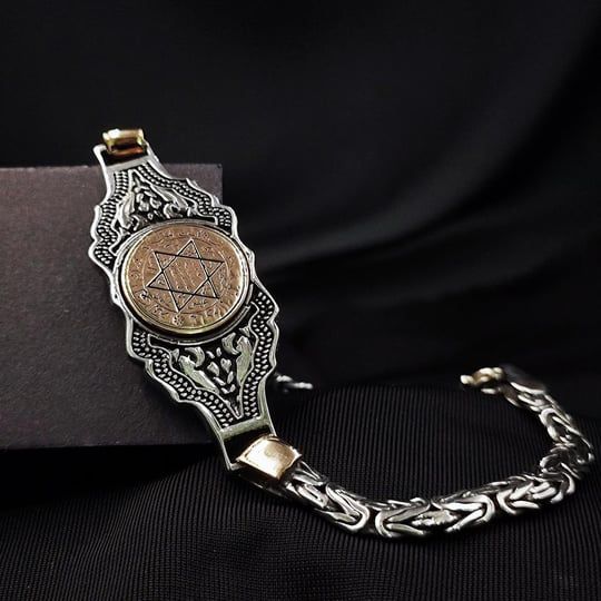 GÜMÜŞ MÜHRÜ SULEYMAN BİLEKLİĞİ