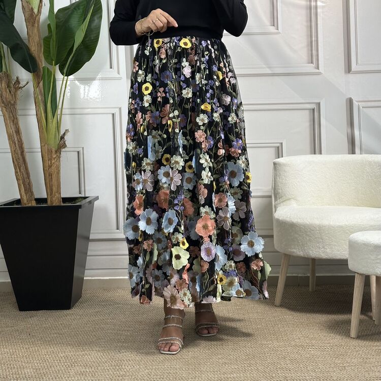 selvi çetin flower etek