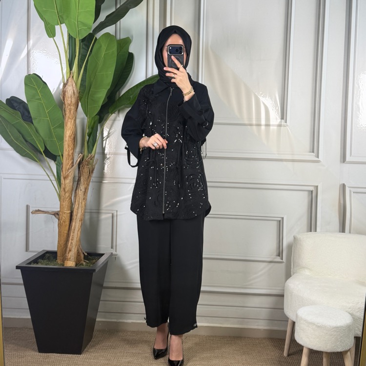 My312 Önü Dantelli Takım