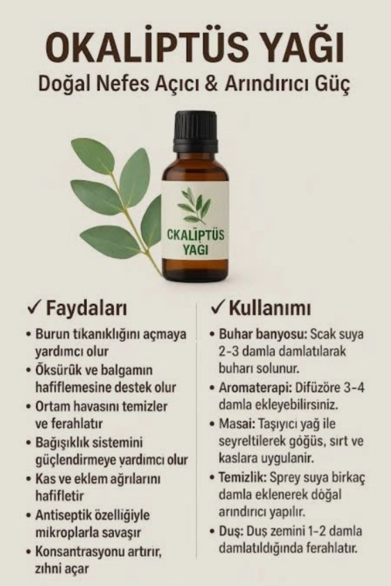 Okaliptus Uçucu Yağı 20 ml.