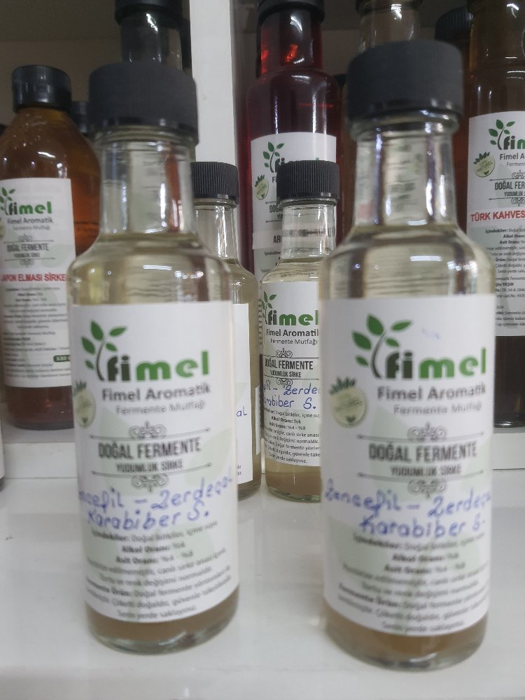 Zencefil-Zerdeçal-Karabiber Karışım Sirkesi 250 ml.