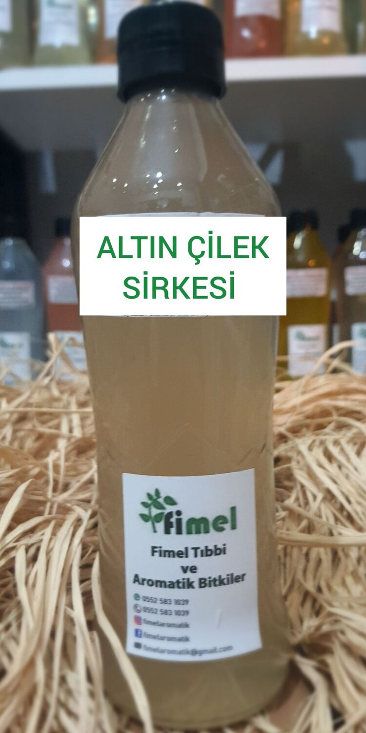 ALTIN ÇİLEK SİRKESİ (250 ml)