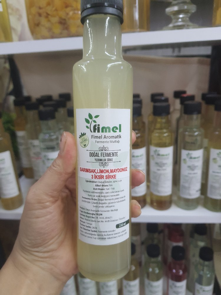 Sarımsak - Limon - Maydanoz 3 lü İksir Sirke 250 ml