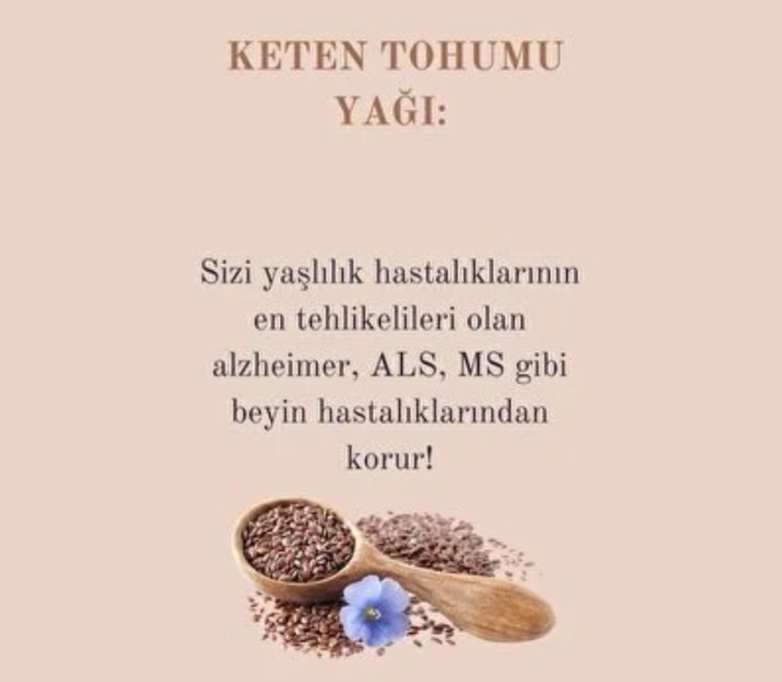 Keten Tohumu Yağı 50 ml.