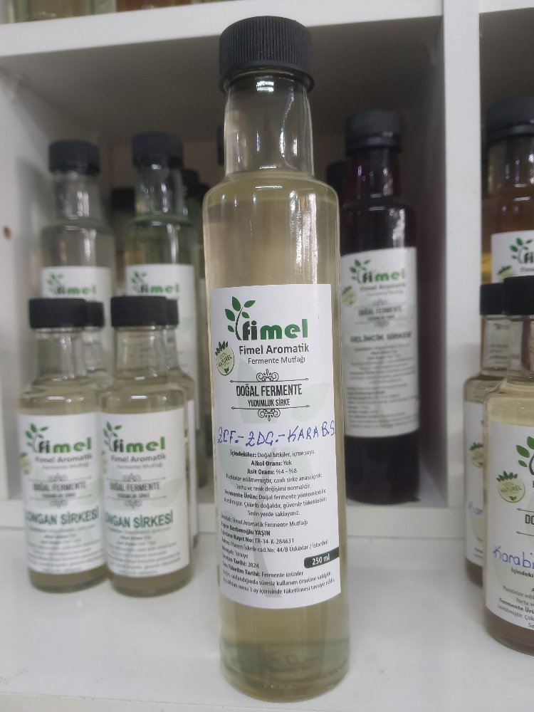 Zencefil -Zerdeçal-Karabiber Karışım Sirkesi 250 ml.