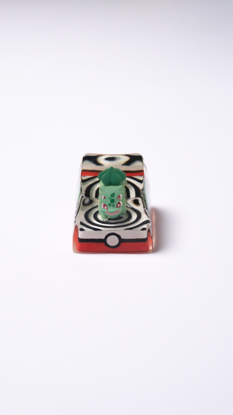 Pokeball Keycap - Bulbasaur