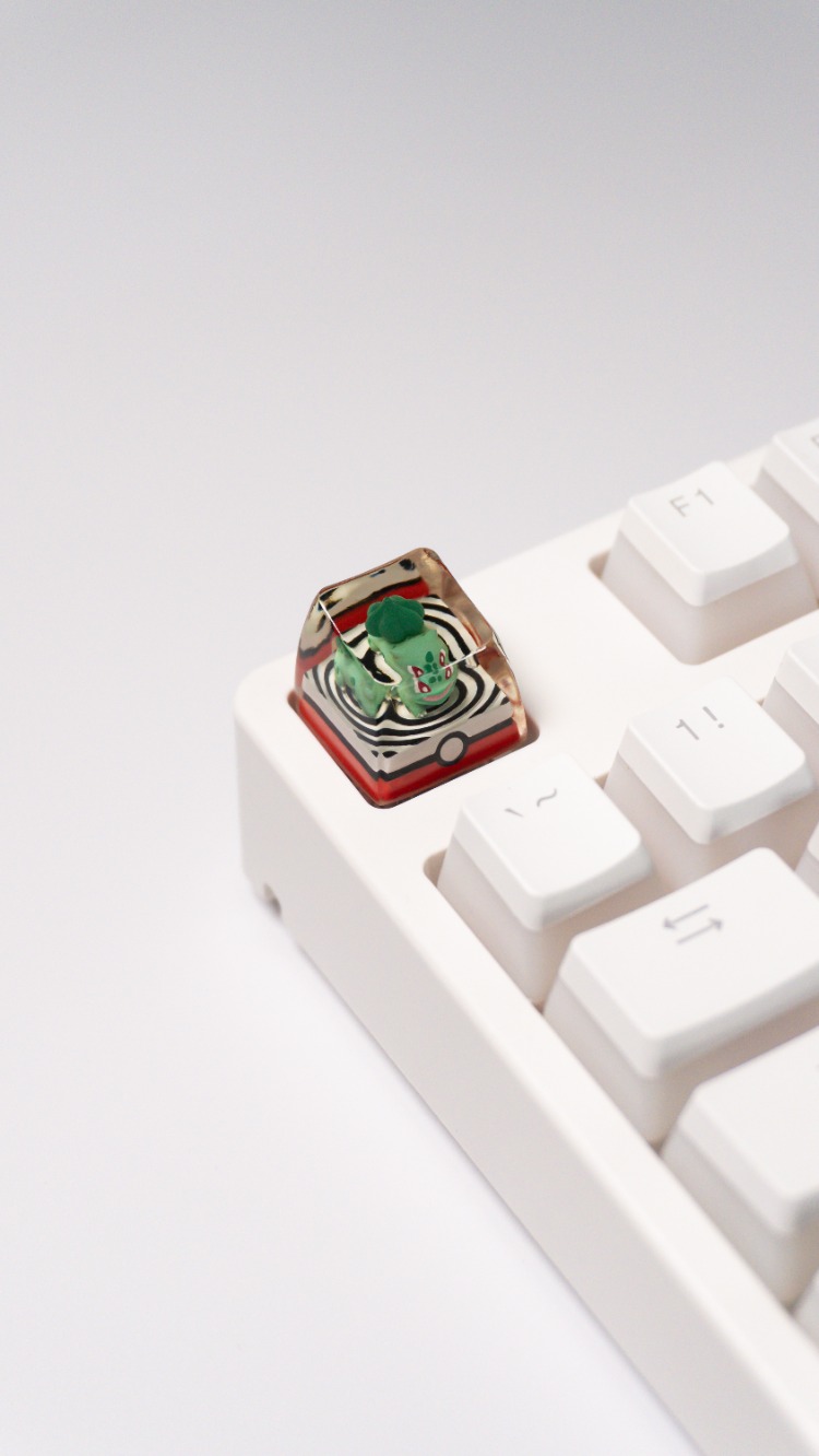 Pokeball Keycap - Bulbasaur
