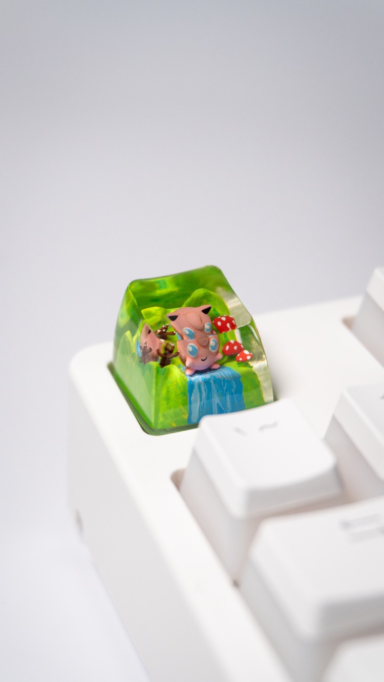 Pokemon Keycap - Jigglypuff