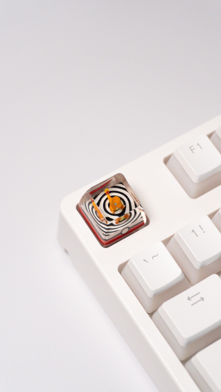 Pokeball Keycap - Charmander