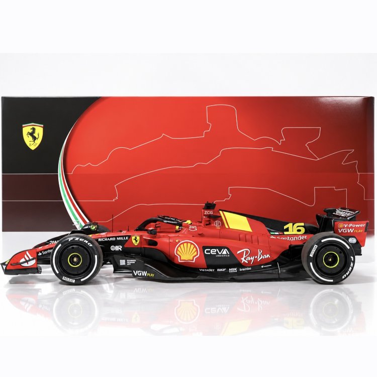 1:18 BBR Ferrari SF23 Charles Leclerc 2023 Monza GP 