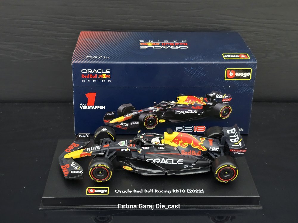 1:43 Redbull Oracle RB18 Max Verstappen 2022 Dünya Şampiyonu