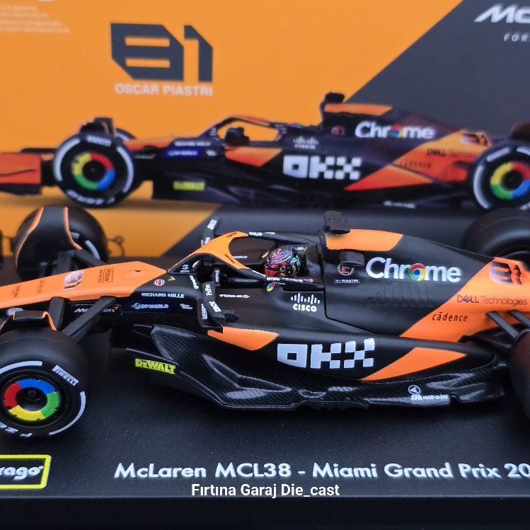 1:43 Mclaren MCL38 Oscar Piastri 2024