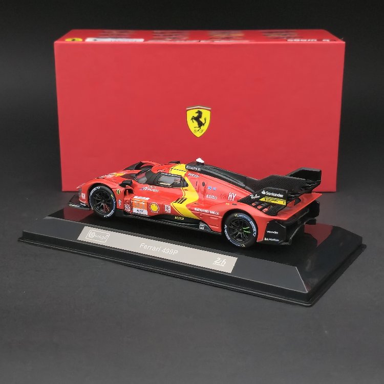 1:43 Ferrari 499P #51 2023 LeMans Şampiyonu 
