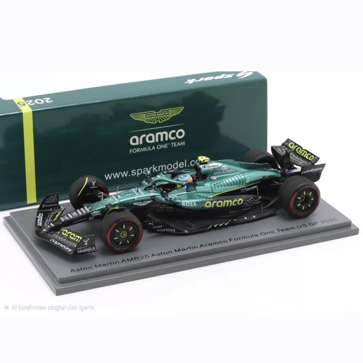 1:43 Spark Aston Martin AMR25 Fernando Alonso 2025