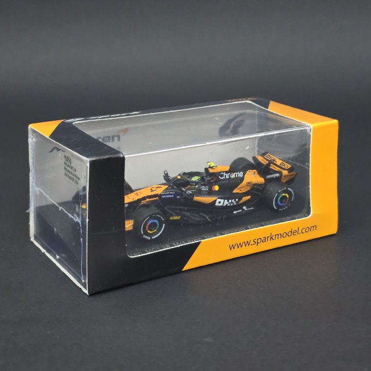 1:64 Spark Mclaren MCL38 Lando Noris 2024 Abu Dhabi GP Kazanan 
