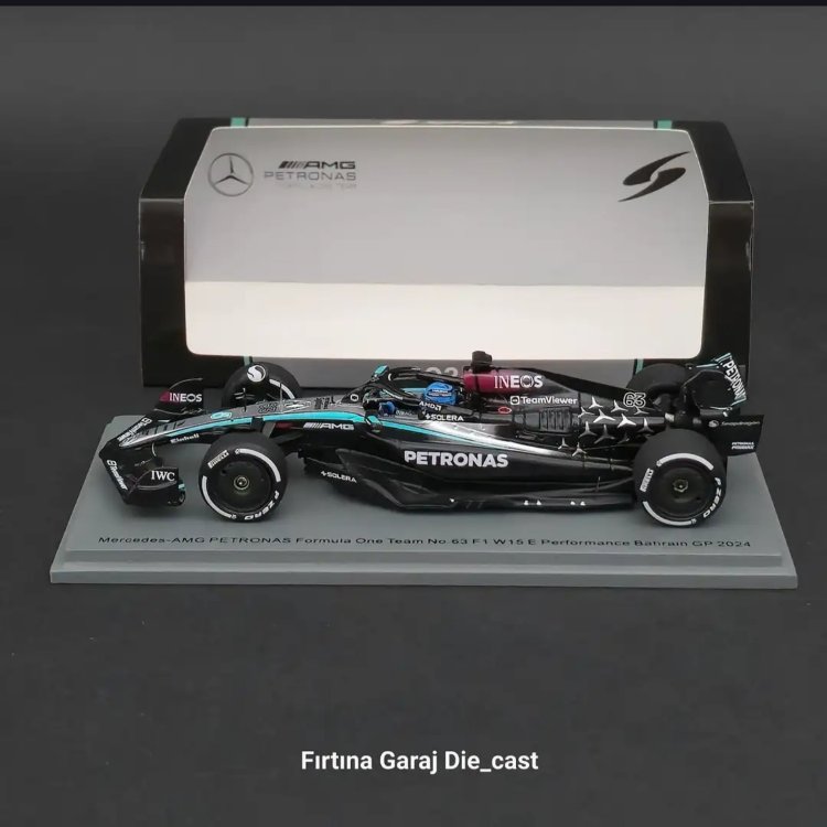 1:43 Spark Mercedes AMG W15 George Russell 2024