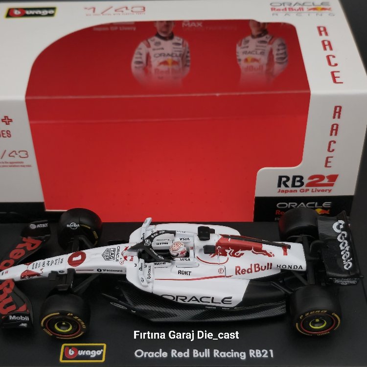 1:43 Redbull Oracle RB21 Verstappen 2025 Japonya GP