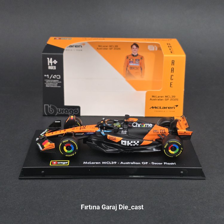 1:43 Mclaren MCL39 Oscar Piastri 2025