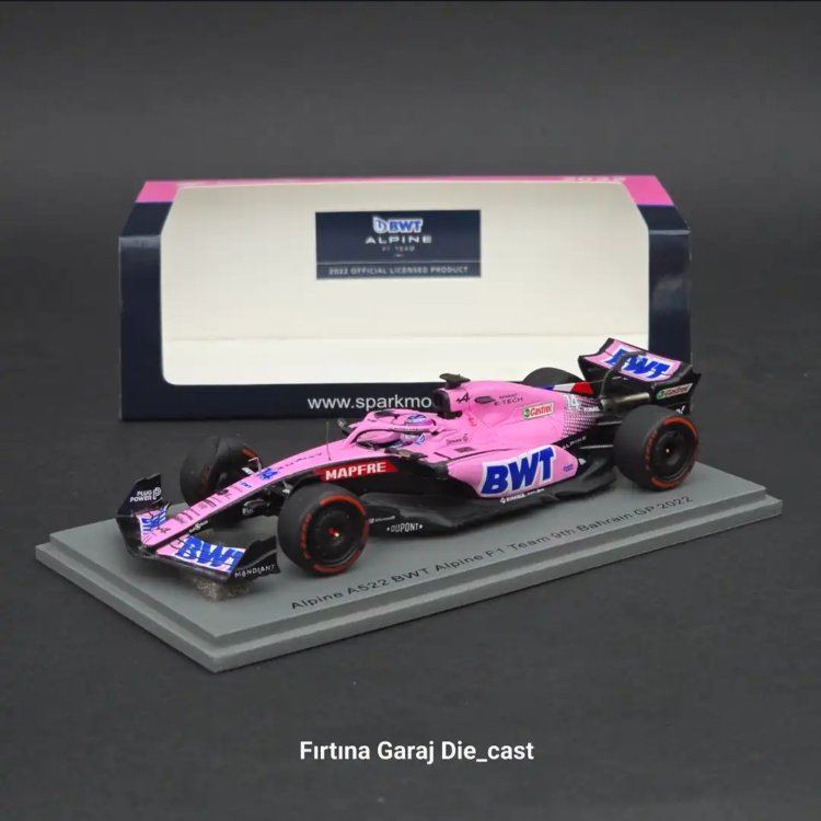 1:43 Spark Alpine A522 Fernando Alonso 2022