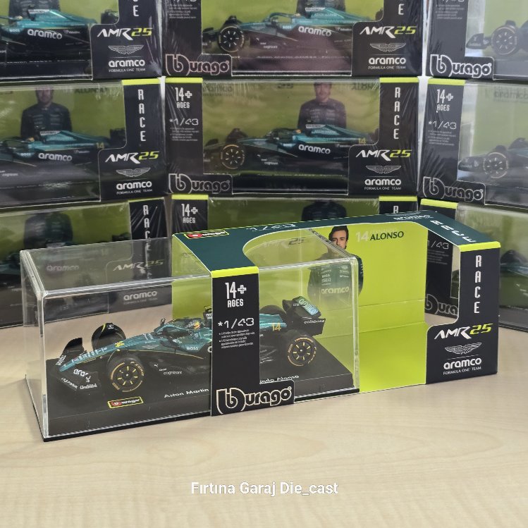 1:43 Aston Martin AMR25 Fernando Alonso 2025