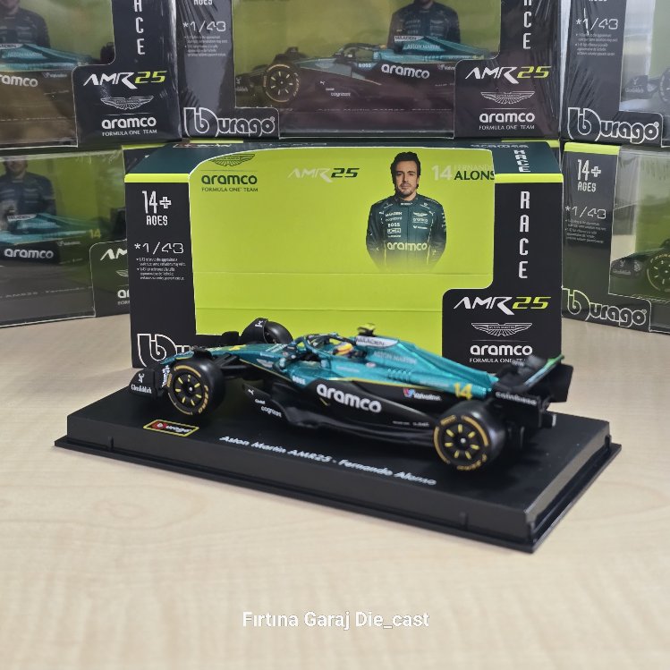 1:43 Aston Martin AMR25 Fernando Alonso 2025