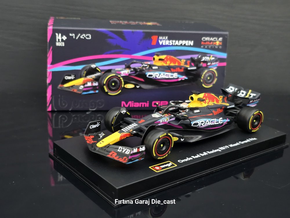 1:43 Redbull Oracle RB19 Max Verstappen 2023 Dünya Şampiyonu