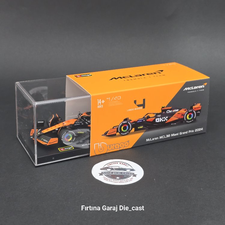1:43 Mclaren MCL38 Lando Noris 2024