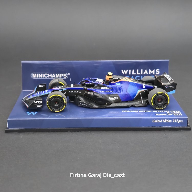 1:43 Williams FW44 N.Latifi 2022