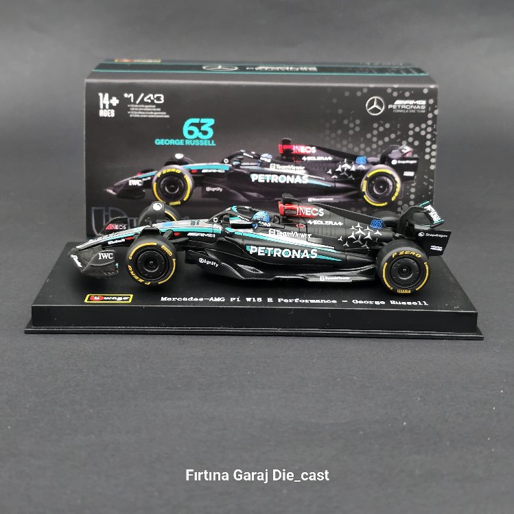 1:43 Mercedes AMG W15 George Russell 2024